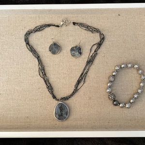 three piece jewelry set